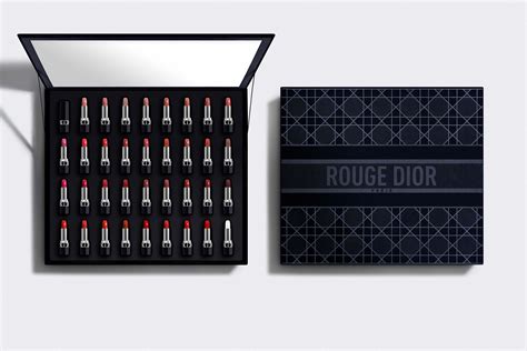 dior rouge set 2019|Exceptional Wood & Leather Rouge Dior Set: 24 Lipsticks .